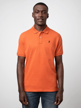 Polo 0049556 Mens Ss Pique Golfer Orange