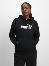 Puma Womens Ess No.1 Logo Comfort Black Hoodie