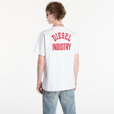 Diesel Mens T-Norm V14 T-Shirt In White