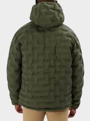 Jeep Mens Hero Welded Puffer Jacket Olive