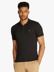 Calvin Klein Embro Badge Slim Polo Black
