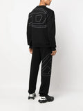 Diesel Mens S-Rob-Megoval-D Sweat 9Xx Black