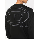 Diesel Mens S-Rob-Megoval-D Sweat 9Xx Black