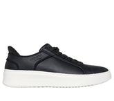Skechers Mens Court Break Double Vented Sneakers In Black