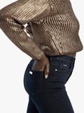 Sissyboy Ladies High Waist Dark Indigo Skinny Jean With Exposed Butt