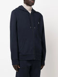 Polo Mens Essential Fleece Hoodie In Navy