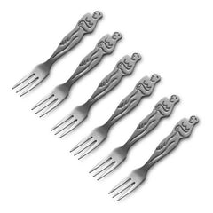 Carrol Boyes Cake Fork Set Of 6-Woman