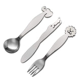 Carrol Boyes Children's Wild Thing Cutlery Set In Silver