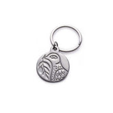 Carrol Boyes Peace Key Ring In Silver