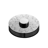 Carrol Boyes Coaster Set Discussion In Silver