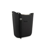 Fenn Silver Zip Black Handle Tote Bag In Black