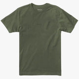 Rvca Mens Small Rvca Short Sleeves T-Shirt Olive