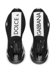 Dolce Gabbana Strtch Mesh Fst Sneaker Cs2172 Ah414 Black & White