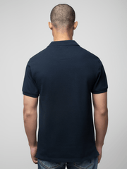Polo Mens Stretch Pique Ss Golfer Navy