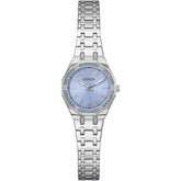 Guess Pixie Ladies Silver Tone Analog