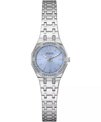 Guess Pixie Ladies Silver Tone Analog