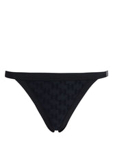 Karl Lagerfeld 231W2214 Monogram Bikini Bottoms Black