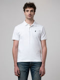 Polo Mens Stretch Pique Ss Golfer White