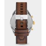 Diesel Mens Spoked Chronograph Watch In Brown