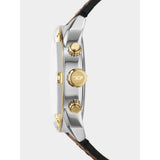 Diesel Mens Spoked Chronograph Watch In Brown