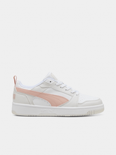 Puma Ladies Rebound V6 Low Shoes White/Rose Sneakers