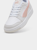 Puma Ladies Rebound V6 Low Shoes White/Rose Sneakers