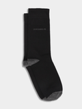Pringle Mens Core Plain Long Socks In Black