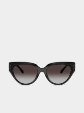 Michael Kors Womens Boca Raton Cat Eye Sunglasses In Black