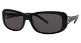 Elle Rectangle Sunglasses In Black & Tortoise