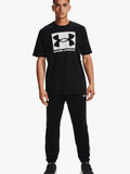 Under Armour Mens Abc Camo Boxed Logo Ss Black