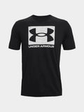 Under Armour Mens Abc Camo Boxed Logo Ss Black
