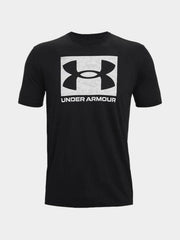 Under Armour Mens Abc Camo Boxed Logo Ss Black