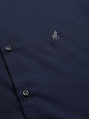 Polo Mens Custom Fit Greig Shirt In Dark Navy