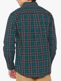Jeep Long Sleeve Yarn Dyed Check Shirt In Green