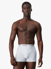 Calvin Klein 0Nb43920 Mens Cku 3Pk Trunks White