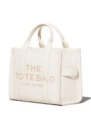 Marc Jacobs Womens Leather Medium Tote Bag In Cream