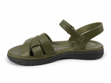 Pierre Cardin Ladies Halay Sandals In Olive