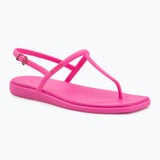 Crocs Womens Miani Thong Flip Sandals In Pink