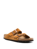 Birkenstock Mens Arizona Suede Sandals In Mink