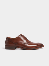 Polo Mens Tan Panelled Gibson Lace Up
