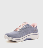 Skechers Womens Go Walk Arch Fit Shoes In Purple
