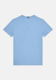 Tommy Hilfiger Boys Script Flag Print T-Shirt In Blue