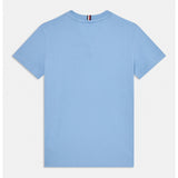 Tommy Hilfiger Boys Script Flag Print T-Shirt In Blue