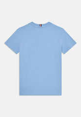 Tommy Hilfiger Boys Script Flag Print T-Shirt In Blue