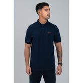 Ben Shermen Ben Polo Short Sleeve Golfer In Navy