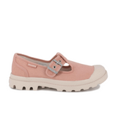 Palladium Womens Pampa M-Jane Washed Shoes In Dark Nude
