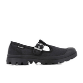 Palladium Womens Pampa M-Jane Washed Shoes in Black
