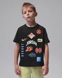 Jordan Boys Boys Dynasty Patch T-shirt In Black