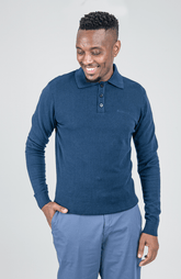 Ben Sherman Knit Sportshirt Navy