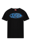 Diesel Mens T-Norm-T1 Regular T-Shirt In Black